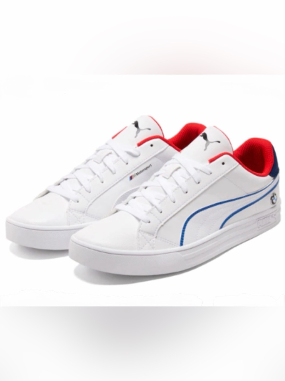 🆕 Men’s Puma BMW M Motorsport Smash Vulcanized V3 Sneakers Size 13